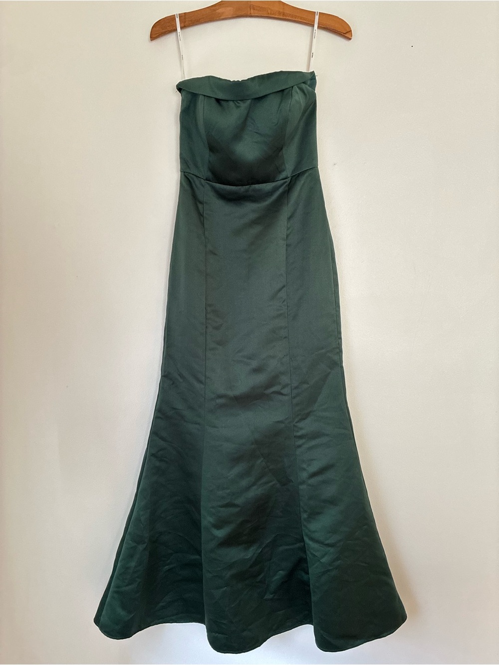 WToo Dress Women’s 4 Ayla Formal Green Dress Bridesmaid Black-tie Strapless